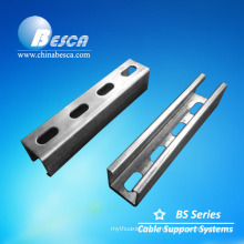 Stainless steel slotted unistrut channel(UL,CE,SGS Listed Manufacturer)